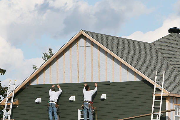Professional Siding Replacement technician working in Mount Airy, NC